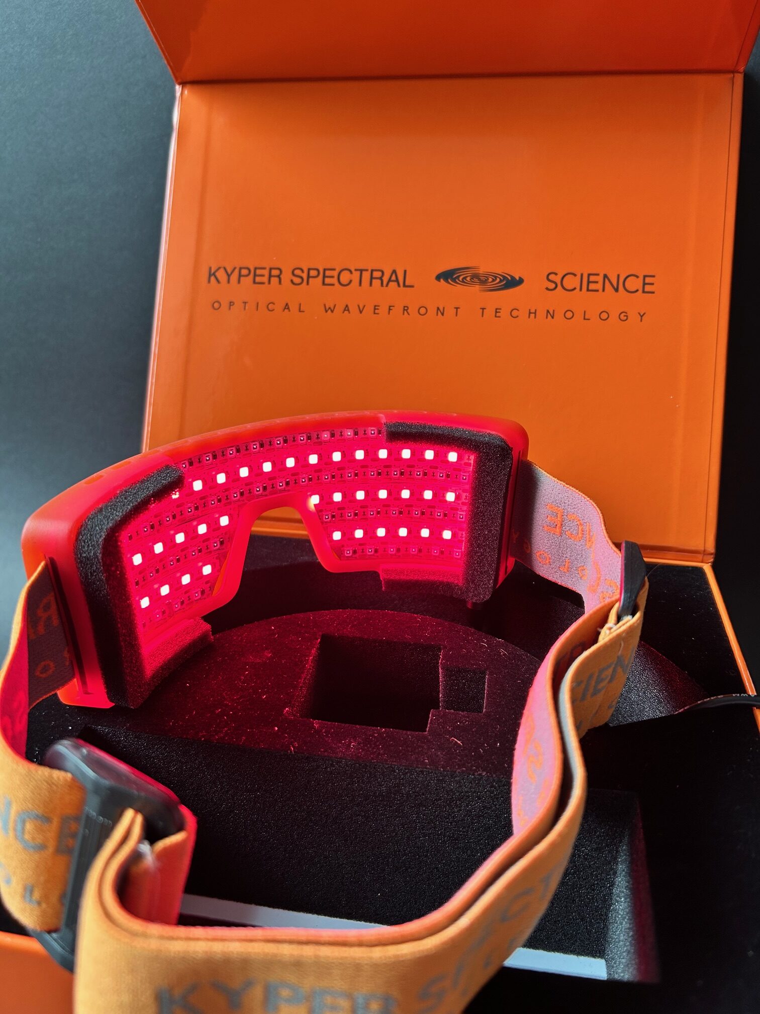 Wavefront sitting on its jewel box